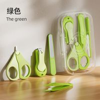 Simple Style Solid Color Plastic Nail Scissors Baby Accessories sku image 7