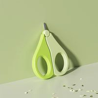 Simple Style Solid Color Plastic Nail Scissors Baby Accessories sku image 2