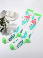 Unisex Casual Classic Style Letter Cotton Crew Socks A Pair main image 8