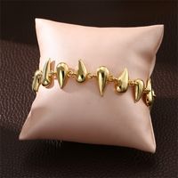Simple Style Oversized Water Droplets Solid Color Alloy Wholesale Bracelets main image 1
