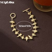 Simple Style Oversized Water Droplets Solid Color Alloy Wholesale Bracelets main image 3