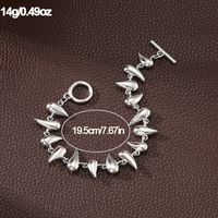 Simple Style Oversized Water Droplets Solid Color Alloy Wholesale Bracelets main image 2