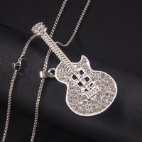 Hip-Hop Guitar 201 Stainless Steel Zinc Alloy Unisex Sweater Chain main image 6