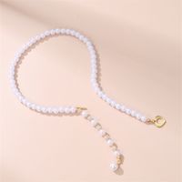 Elegant Sweet Round Heart Shape Artificial Pearl Toggle Beaded Women's Pendant Necklace main image 9