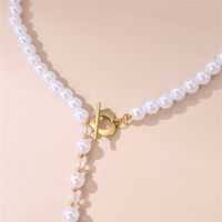 Elegant Sweet Round Heart Shape Artificial Pearl Toggle Beaded Women's Pendant Necklace main image 10