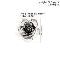Retro Ethnic Style Classic Style Flower Alloy Women's Rings main image 2