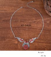 Casual Retro Butterfly Alloy Plating Women's Pendant Necklace main image 2