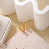 1 Pair Lady Animal Plating Inlay Copper Zircon Gold Plated Earrings main image 2