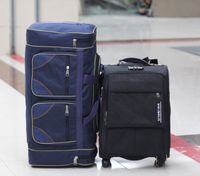 Unisex Oxford Cloth Solid Color Basic Square Zipper Travel Bag main image 2