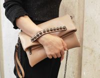 Women's Medium Pu Leather Solid Color Vintage Style Streetwear Square Zipper Shoulder Bag Crossbody Bag Square Bag sku image 2