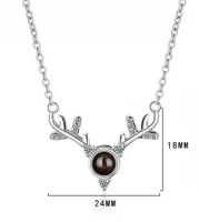 Style Simple Couleur Unie Le Cuivre Incruster Zircon Pendentif main image 2