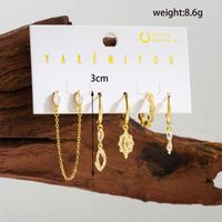 Wholesale Jewelry Ig Style Yakemiyou Hippocampus Crab Shell Copper Zircon 14k Gold Plated Plating Inlay Drop Earrings sku image 2