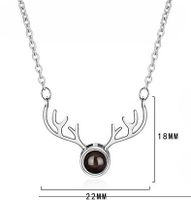 Simple Style Commute Solid Color Copper Inlay Zircon Pendant Necklace main image 2
