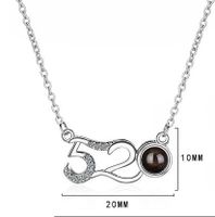 Simple Style Solid Color Copper Inlay Zircon Pendant Necklace main image 2