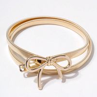 Lady Bow Knot Alloy Women's Chain Belts main image 1