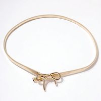 Lady Bow Knot Alloy Women's Chain Belts main image 2