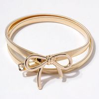 Lady Bow Knot Alloy Women's Chain Belts sku image 1