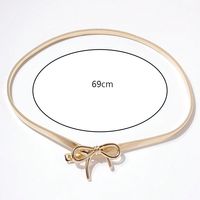 Lady Bow Knot Alloy Women's Chain Belts main image 4