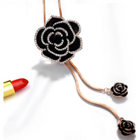Elegant Glam Geometric Flower Bird Copper Alloy Plating Inlay Artificial Pearls Zircon Women's Sweater Chain main image 8