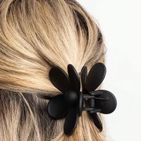 Women's Casual Solid Color Flower Plastic Hair Claws main image 4