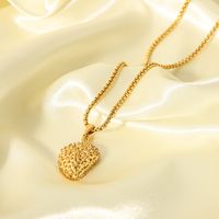 304 Stainless Steel 18K Gold Plated IG Style Simple Style Plating Fruit Pendant Necklace main image 3