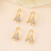 1 Pair Copper Zircon Geometric Simple Style Classic Style main image 5