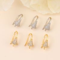 1 Pair Copper Zircon Geometric Simple Style Classic Style main image 10