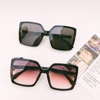 Ig Style Casual Geometric Pc Resin Square Full Frame Women's Sunglasses main image 4