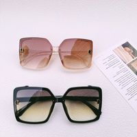 Ig Style Casual Geometric Pc Resin Square Full Frame Women's Sunglasses main image 2