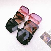 Ig Style Casual Geometric Pc Resin Square Full Frame Women's Sunglasses main image 5