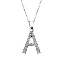 Style Simple Lettre Alliage Incruster Strass Femmes Pendentif sku image 1