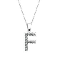 Style Simple Lettre Alliage Incruster Strass Femmes Pendentif sku image 6