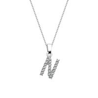 Style Simple Lettre Alliage Incruster Strass Femmes Pendentif sku image 14