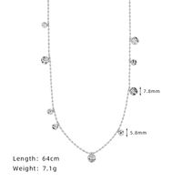 Ig Style Round Stainless Steel Necklace sku image 1