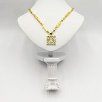 Simple Style Letter Star Titanium Alloy Women's Pendant Necklace sku image 1