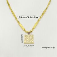 Simple Style Letter Star Titanium Alloy Women's Pendant Necklace main image 2
