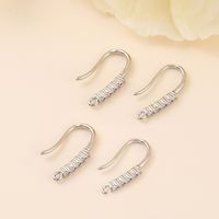 1 Pair Copper Zircon Solid Color Simple Style Classic Style main image 4