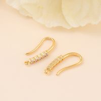 1 Pair Copper Zircon Solid Color Simple Style Classic Style main image 6