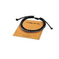 Vintage Style Classic Style Solid Color Leather Rope Steel Copper Plating Braid 18k Gold Plated Unisex Drawstring Bracelets sku image 2