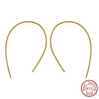 1 Paar Einfacher Stil Geometrisch Überzug Sterling Silber 14 Karat Vergoldet Weißgold Plattiert Ohrringe main image 3