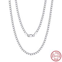 Simple Style Geometric Sterling Silver Plating 14k Gold Plated White Gold Plated Necklace sku image 4
