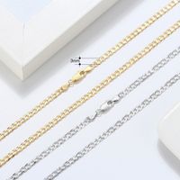 Simple Style Geometric Sterling Silver Plating 14k Gold Plated White Gold Plated Necklace main image 4