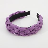 Women's Simple Style Solid Color Cloth Hair Band main image 4