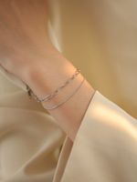 Simple Style Solid Color Copper Inlay Zircon Bracelets main image 4