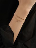 Simple Style Solid Color Copper Inlay Zircon Bracelets sku image 9