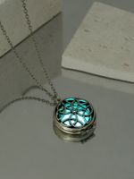 Classique Style Vintage Bloc De Couleur Acier Inoxydable Alliage Lumineux Unisexe Pendentif sku image 3