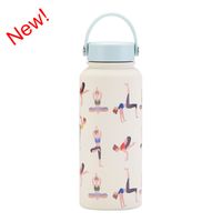 Retro Flower Stainless Steel Thermos Cup 1 Piece sku image 78