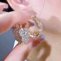Wholesale Jewelry Classic Style Korean Style Semicircle Alloy Earrings main image 4