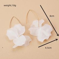 1 Pair Sweet Flower Resin Drop Earrings main image 7