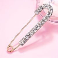 Glam Cute Luxurious Solid Color Alloy Plating Inlay Rhinestones Women's Brooches 1 Piece main image 6